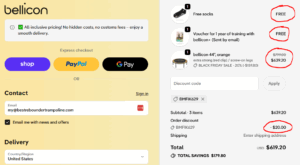 bellicon USA black friday 2025 discount code BMFIK629 aplied