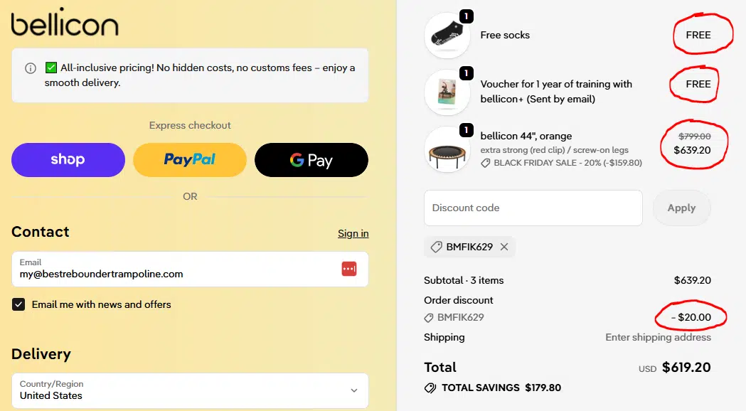 Bellicon Black Friday Sale 2026 USA | 20% OFF + Extra $20